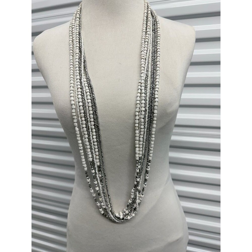 Chico's Multi-Strand Beaded Necklace